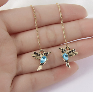 Rinhoo Hummingbird Necklace & Earings