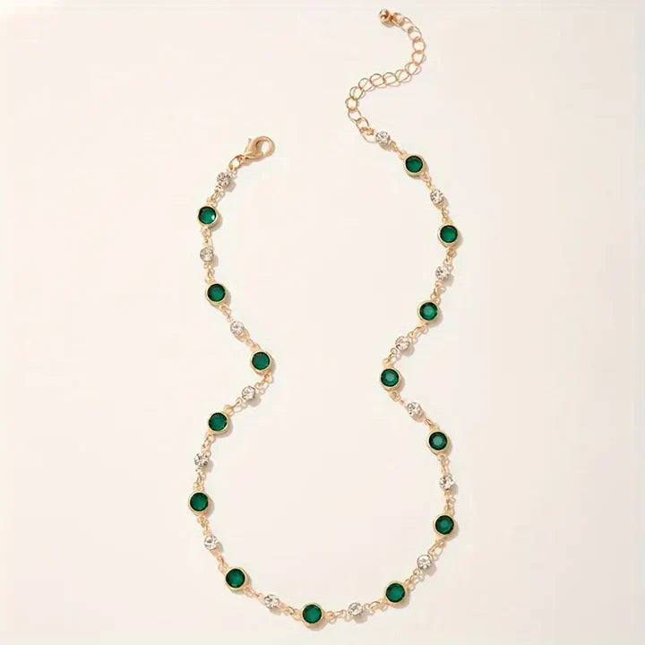 Emerald Green Pendant Necklace