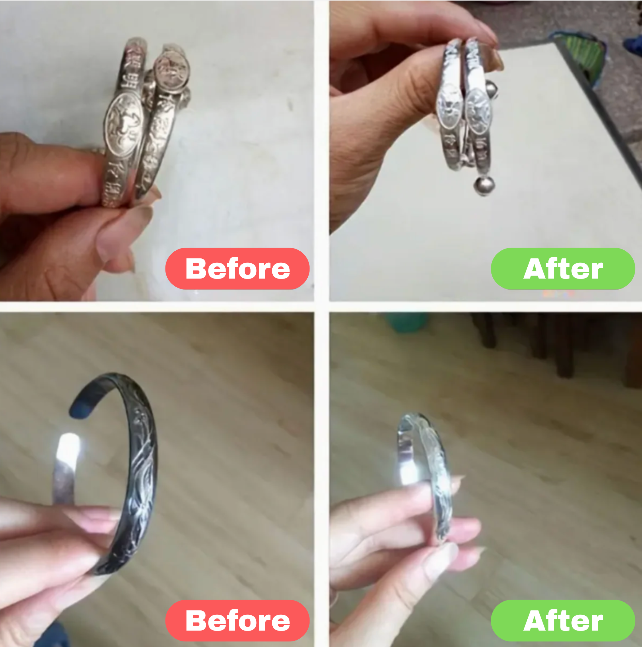 Tiamo's Premium Edition Jewelry Cleaning Wipes – 50 pieces for a brilliant shine