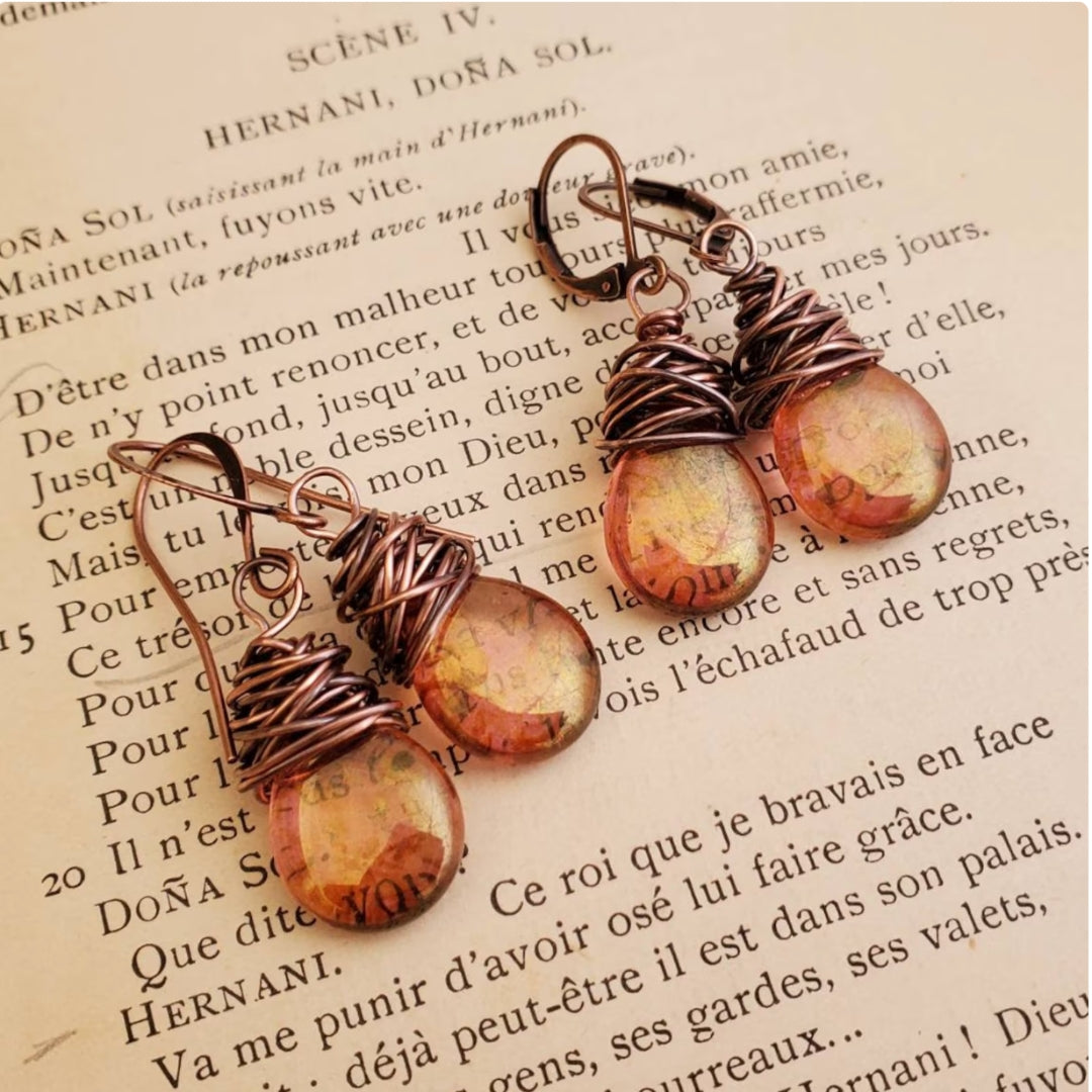 Boho Earrings Firefly Sparkle
