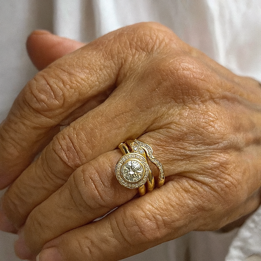 Vintage Gold & Zirconia Ring Pack