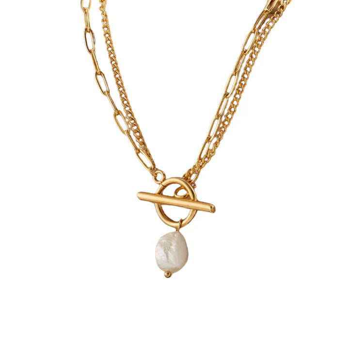 Elise | Pearl Pendant Necklace