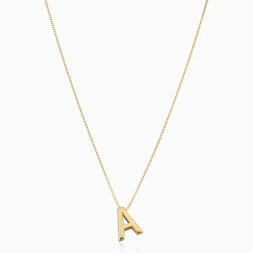 Love letter initial necklace