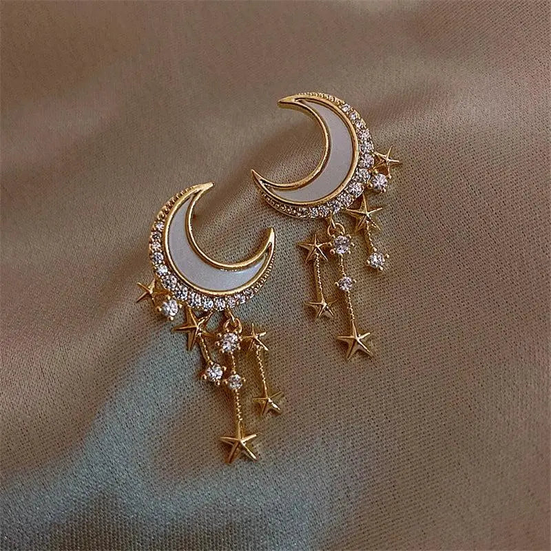 Luxurious Moonlight Earrings