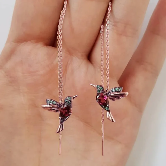 Retro Bird Fashion Earrings