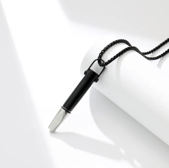 Breathing Resistance Whistle Necklace