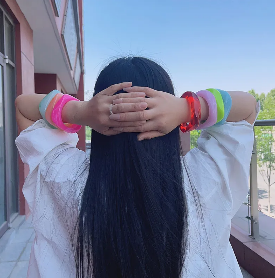 Colorful Square Acrylic Bracelet