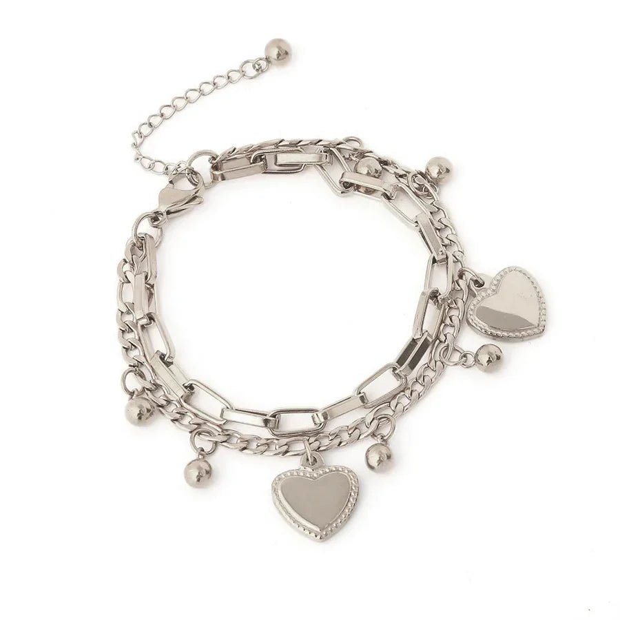 Millie | Multi-Layer Steel Love Bracelet