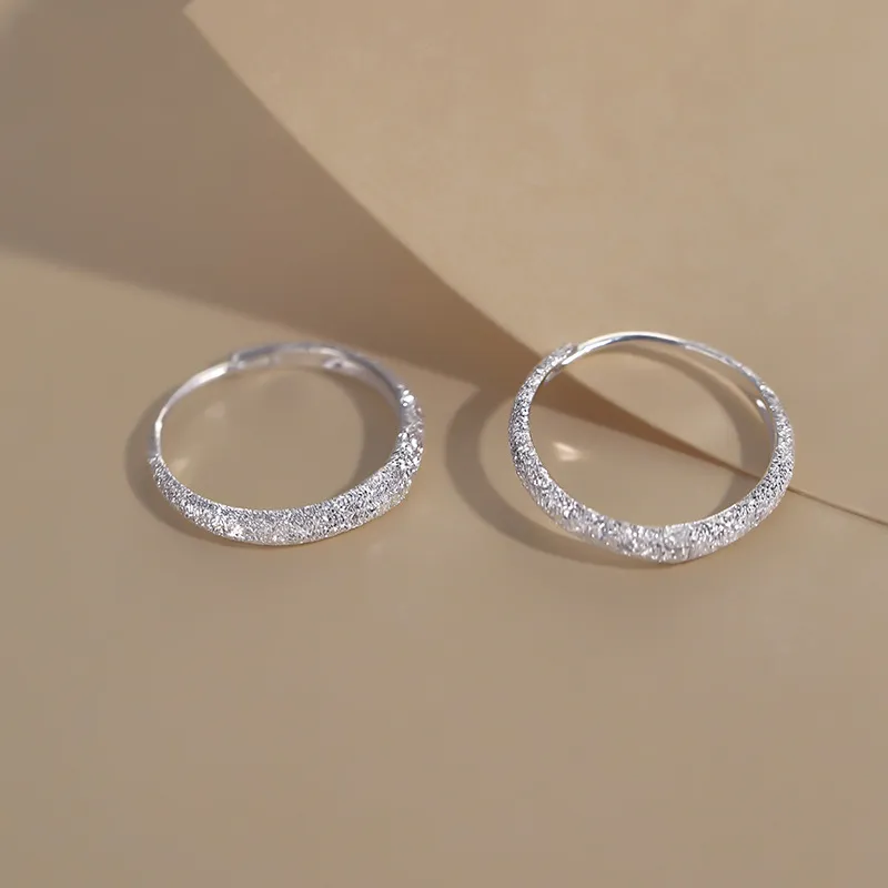 Chic and refined silver earrings
