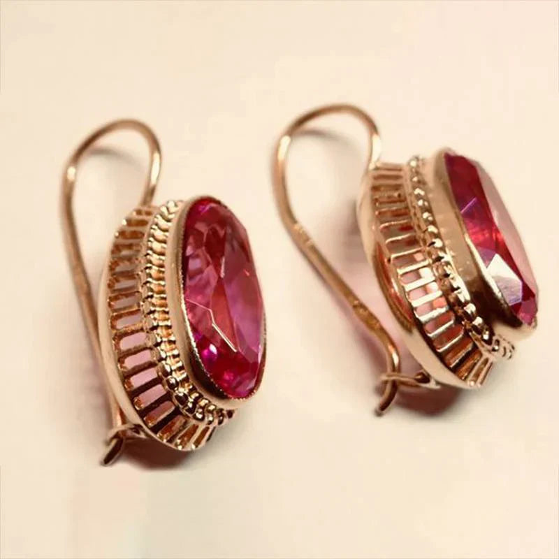 Rose Gold Vintage Earrings